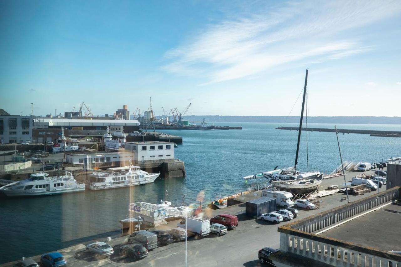 Le Barracuda & Spa, Centre Port, Pieds Dans L'Eau, Vue Mer Brest Bagian luar foto